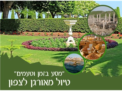 מסע בזמן וטעמים: טיול מאורגן קסום באוטובוס של שלושה ימים בצפון 08-10.03.2026